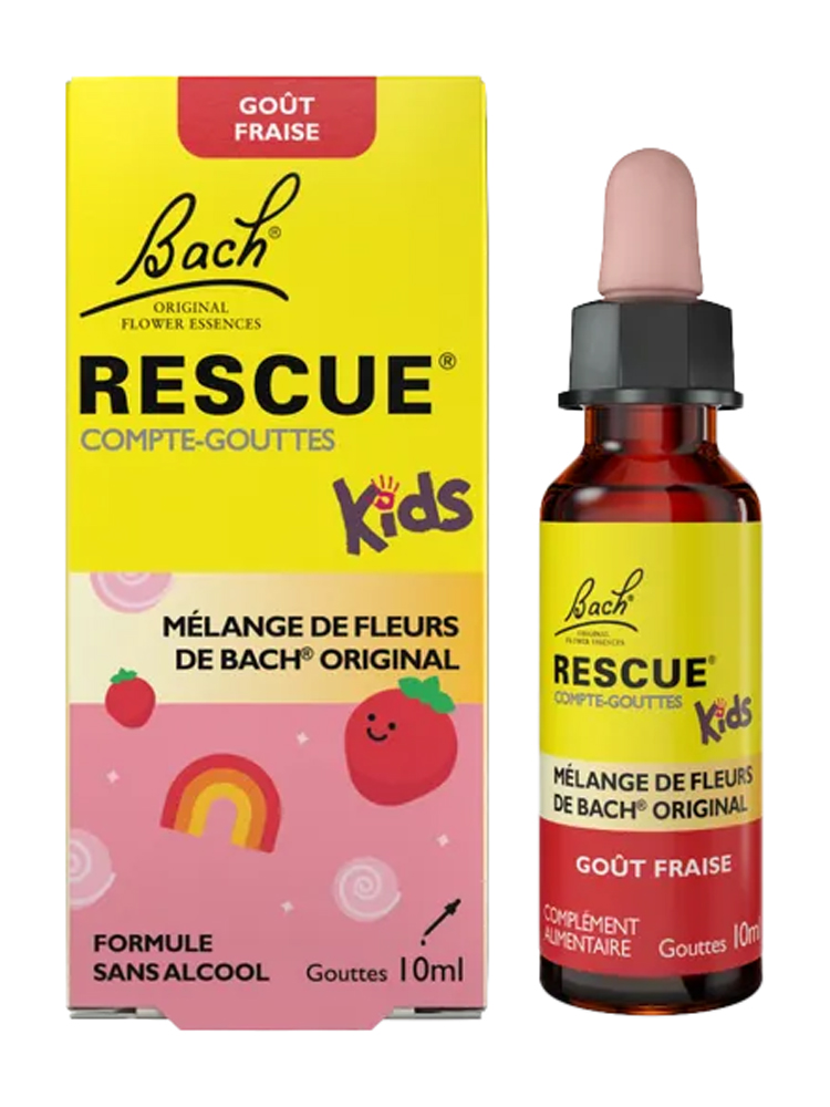 Rescue ® Kids Compte-Gouttes Fraise 10 ml
