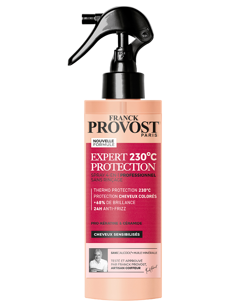 Franck Provost Expert 230°C Protection Spray 4en1 pour Cheveux Colorés 190 ML