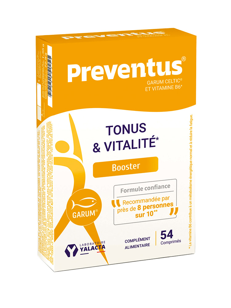 Laboratoire Yalacta Preventus Tonus & Vitalité 54 Unités