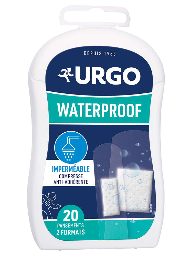 Urgo Protection Pansements Waterproof - Protège Vos Blessures Superficielles - 20 Pansements