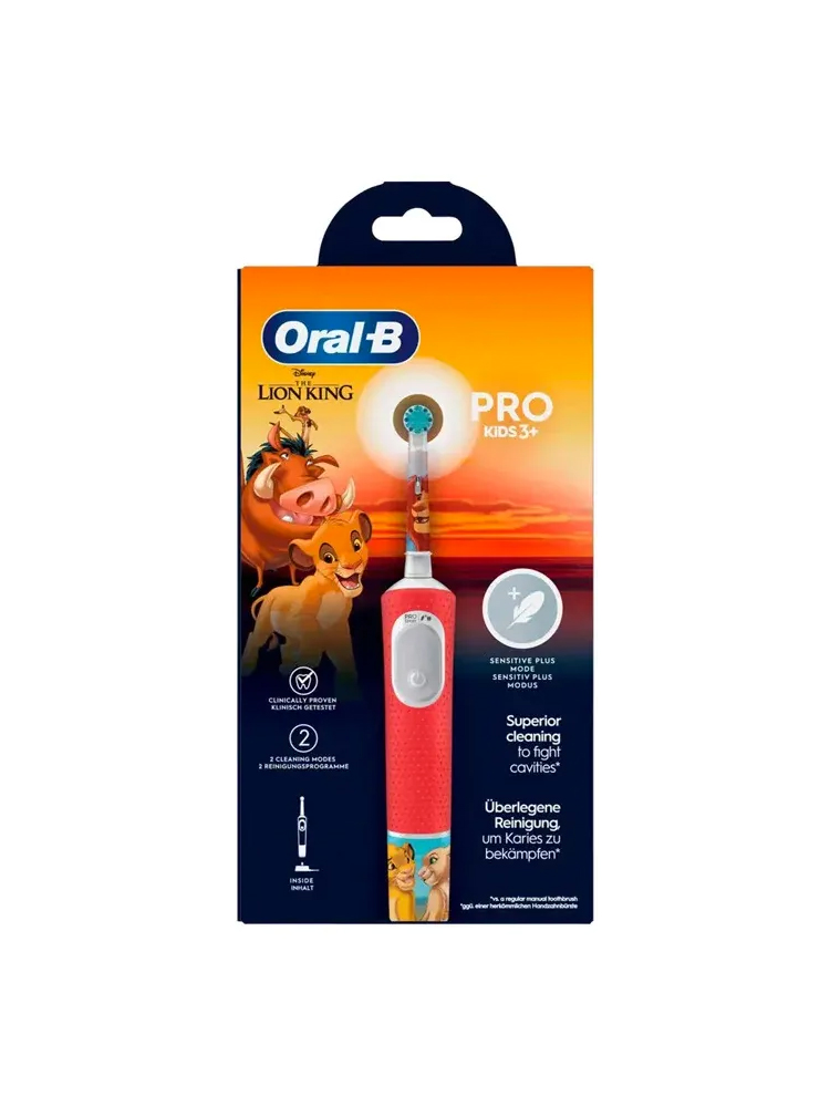 Oral-B Pro Kids Disney Brosse à Dents Rechargeable Électrique 3 Ans et + - Modèle : Roi Lion