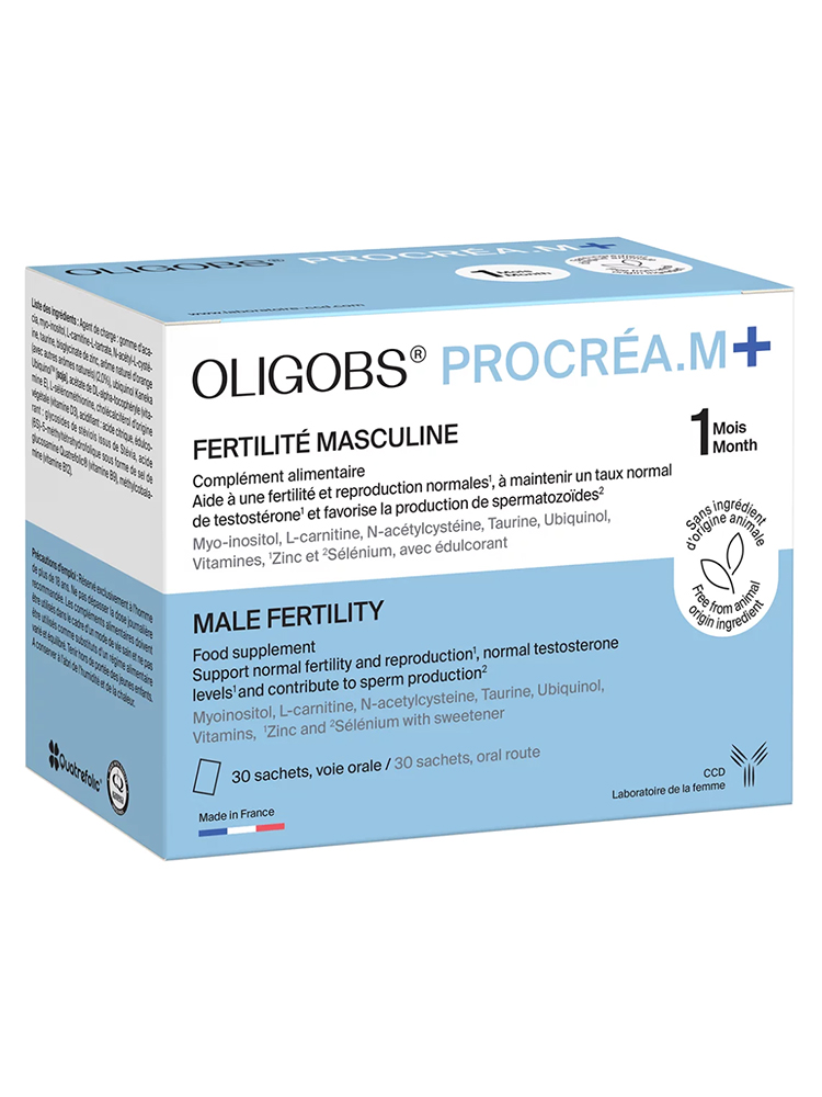 Laboratoire CCD Oligobs Procréa.M+ Fertilité Masculine 30 Sachets