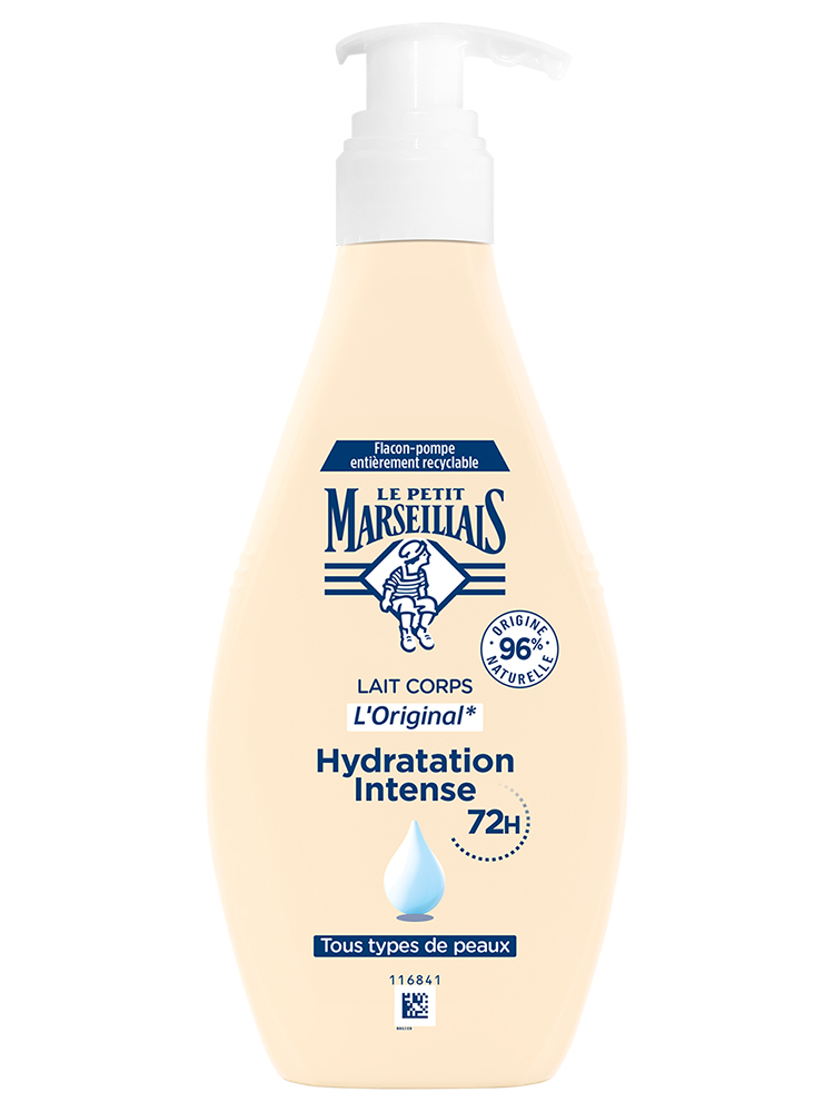 Le Petit Marseillais Lait Corps L'Original Hydratation Intense 72H Tous Types de Peaux 250 ml