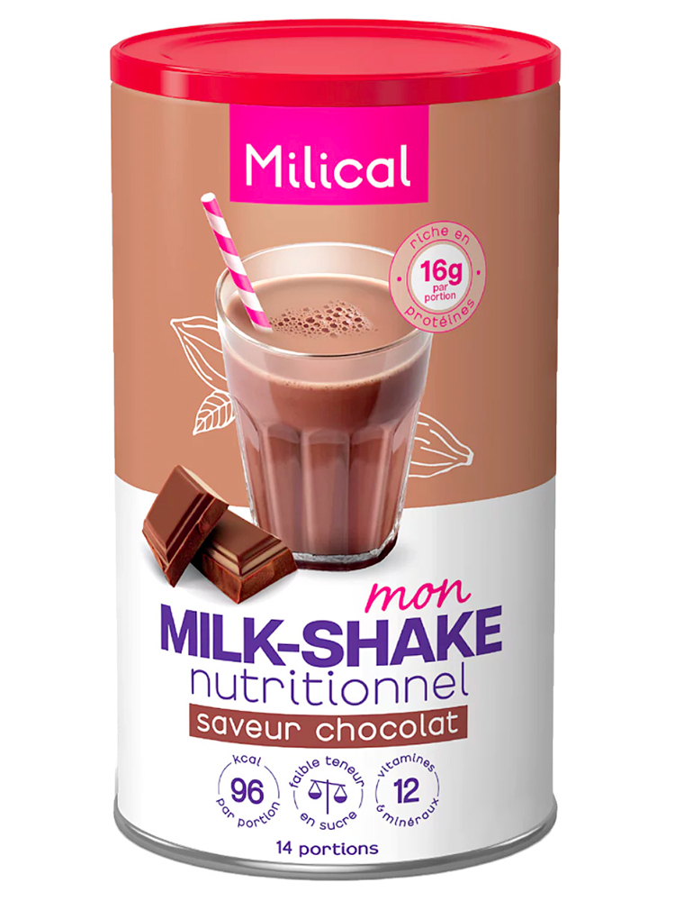 Milical Mon Milk-Shake Nutritionnel Chocolat 420 Grammes
