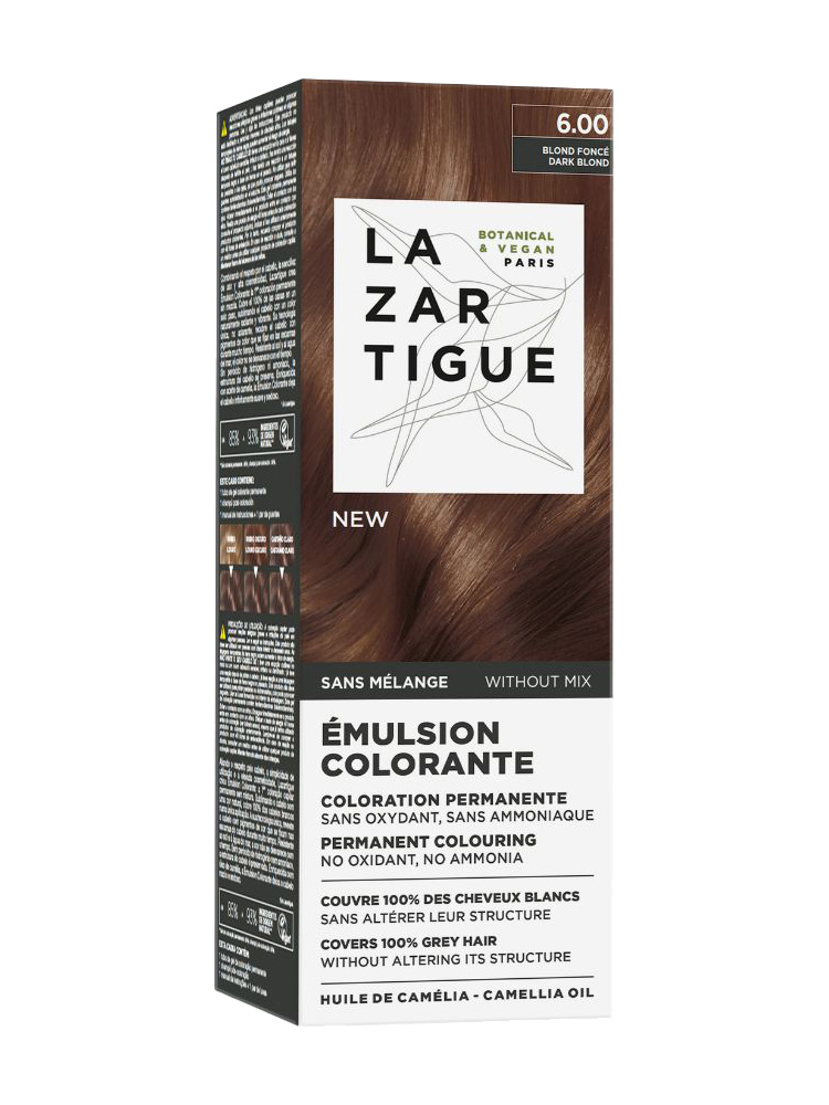 Lazartigue Émulsion Colorante 4 Produits - Coloration : 6.00 Blond Foncé
