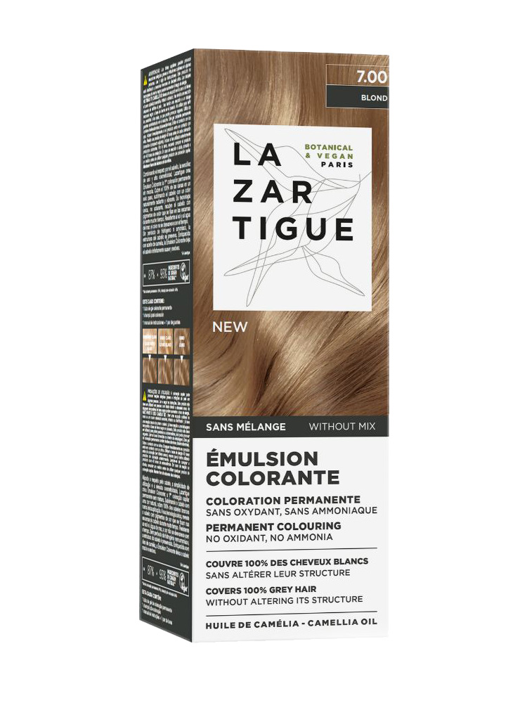 Lazartigue Émulsion Colorante 4 Produits - Coloration : 7.00 Blond