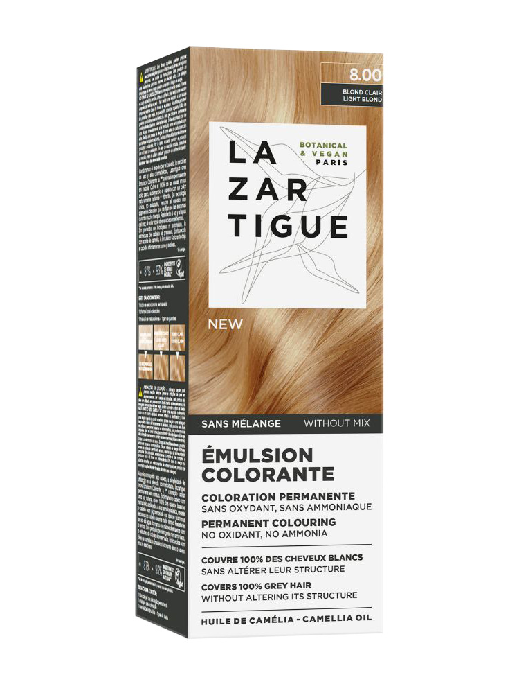 Lazartigue Émulsion Colorante 4 Produits - Coloration : 8.00 Blond clair