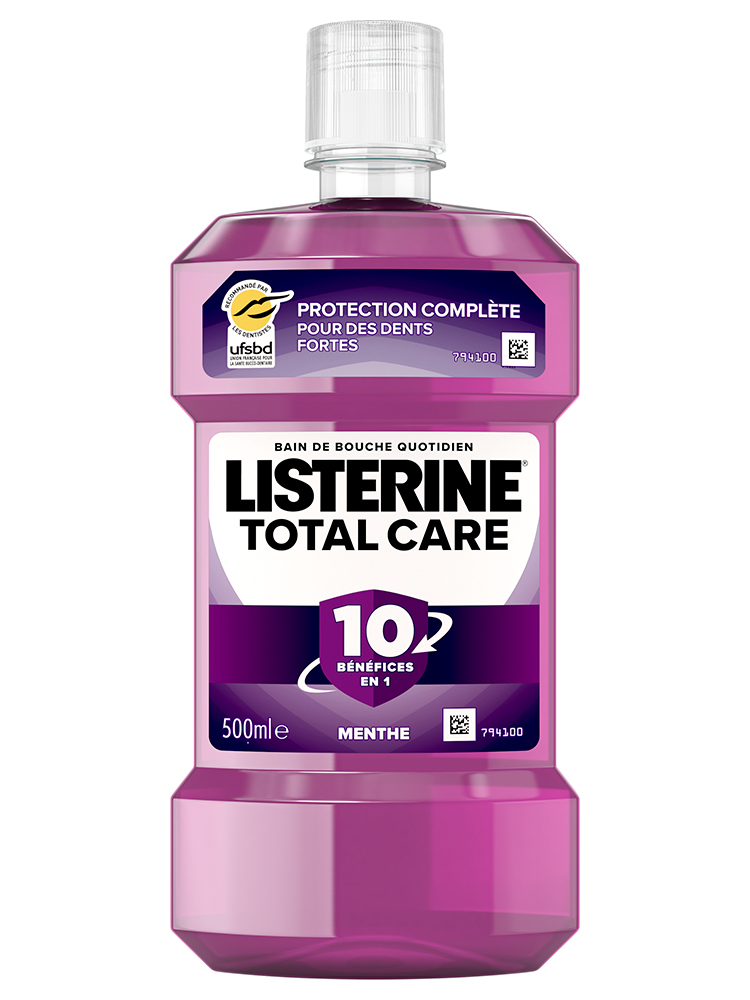 Listerine Bain de Bouche Total Care 10 Bénéfices 500 ml