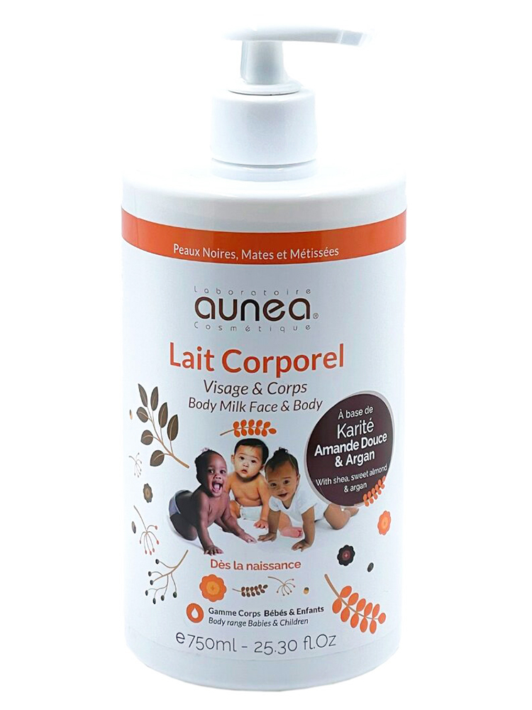 Aunéa Cosmétique Aunéa Lait Corporel Visage et Corps 750 ml