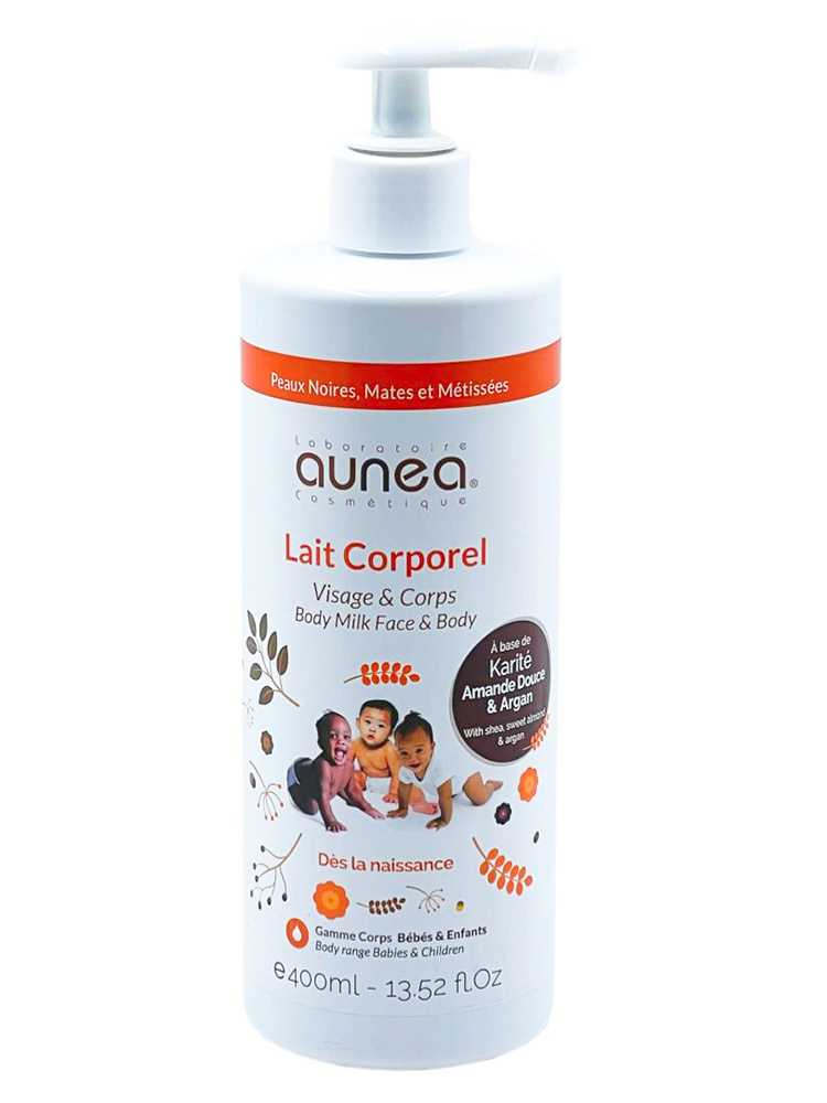 Aunéa Cosmétique Aunéa Lait Corporel Visage et Corps 400 ml