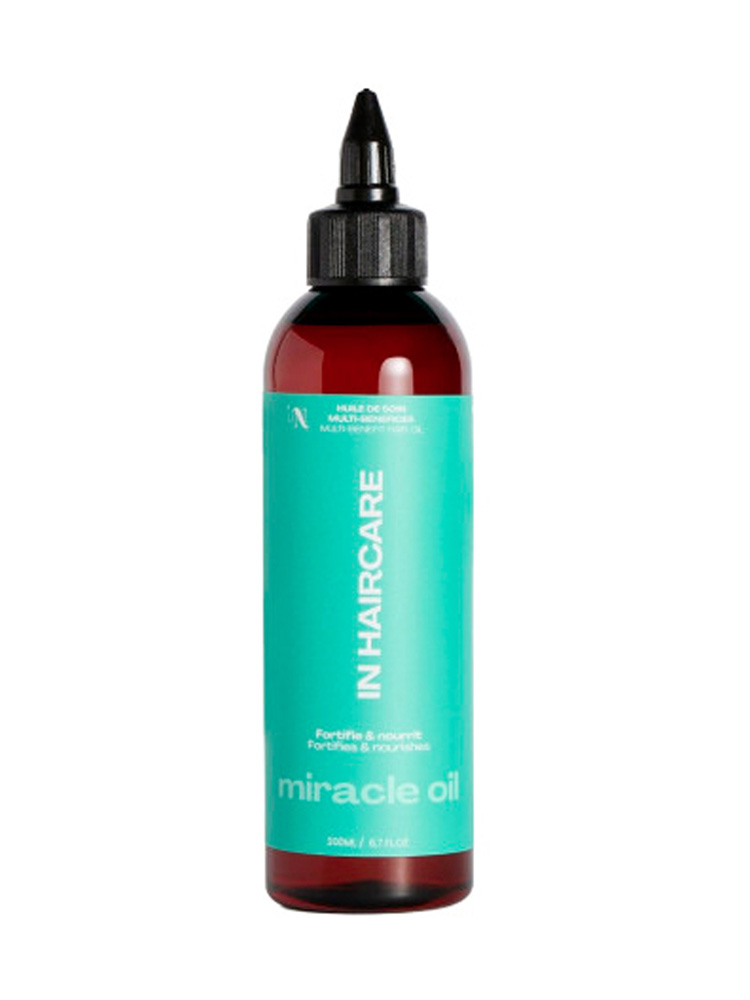 In Haircare Miracle Oil Huile de Soin Multi-Bénéfices Fortifie et Nourrit 200 ml
