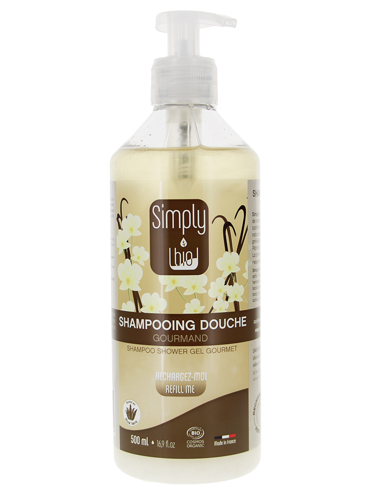 Simply Bio Shampoing Douche Gourmand Biologique 500 ml