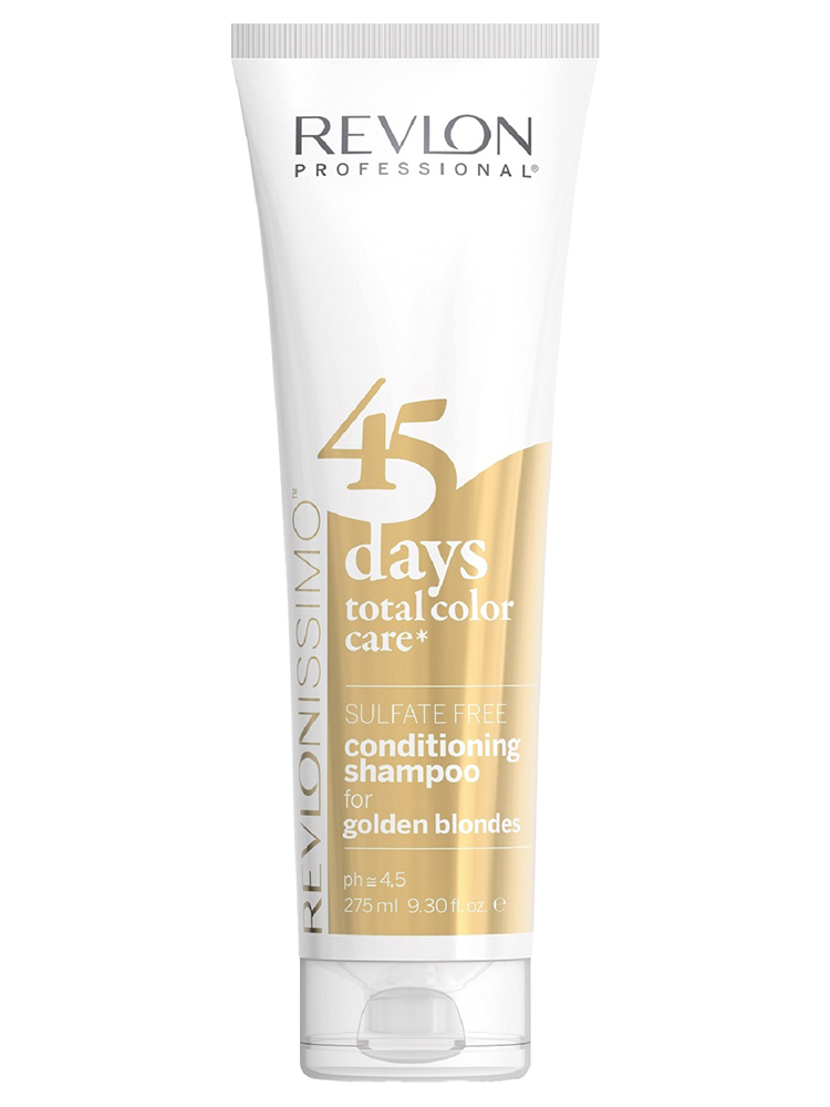 Revlon Professional 45 Days Revlonissimo Conditionneur Shampoing Cheveux Blonds Dorés 275 ml