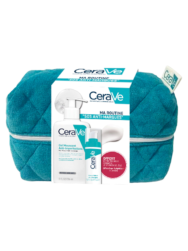 CeraVe Gel Moussant Anti-Imperfections 236 ML+ Sérum Rétinol Anti-Marques 30 ML
