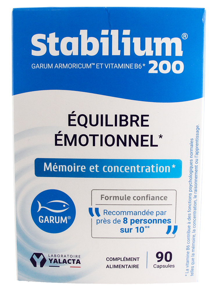 Laboratoire Yalacta Stabilium 200 Équilibre Émotionnel 90 Unités