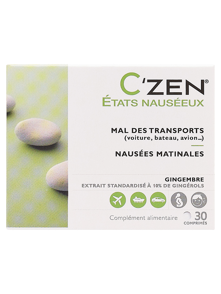 Bausch + Lomb C'Zen États Nauséeux Mal des Transports 30 Comprimés