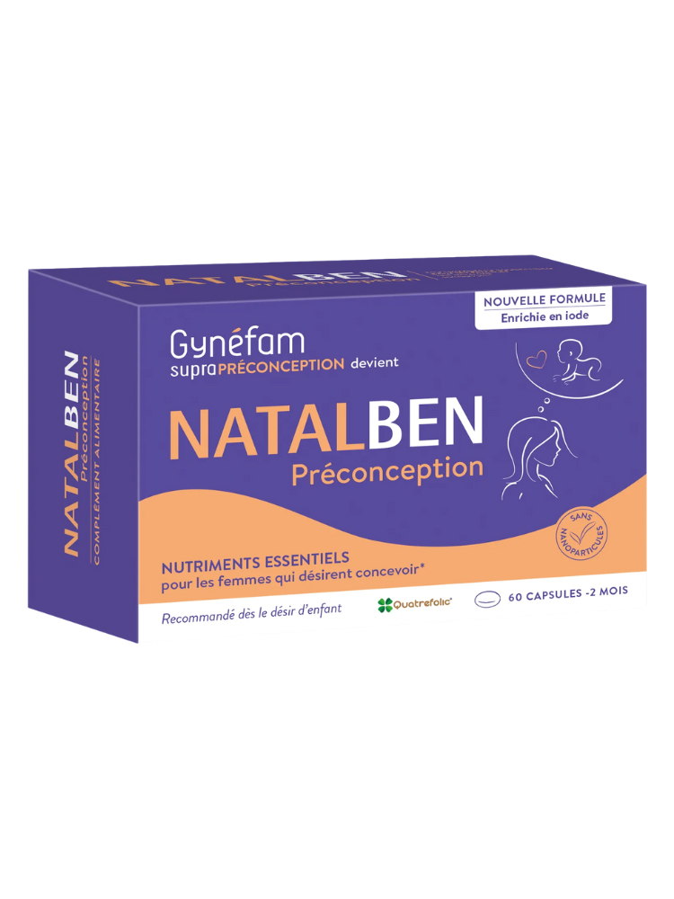 Effik Natalben Préconception 2 Mois 60 Capsules