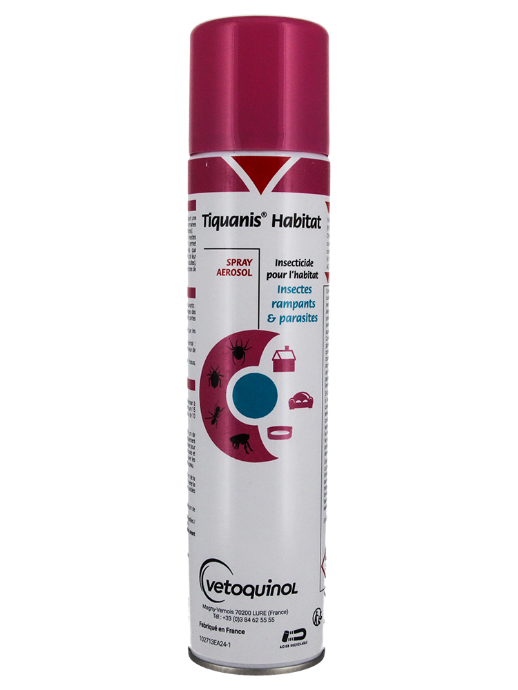 Vetoquinol Tiquanis Habitat Insectes Rampants & Parasites 300 ml