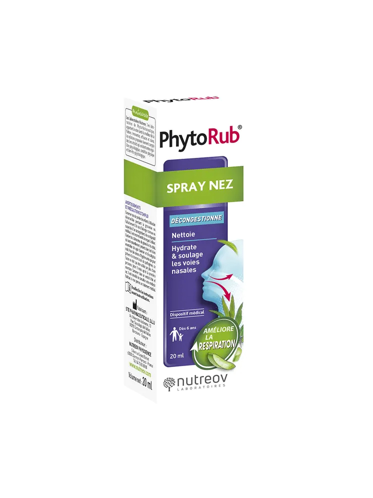 Nutreov PhytoRub Spray Décongestionnant Nez 20 ml