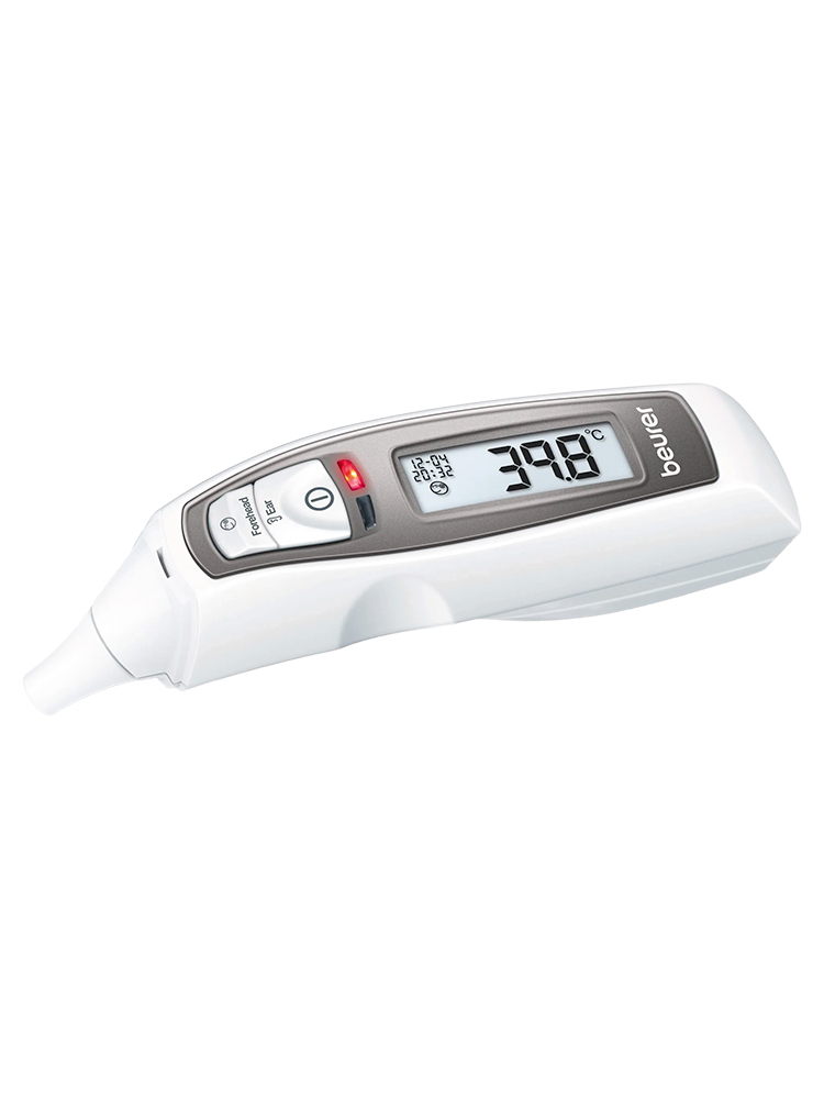 Beurer Thermomètre 6 en 1 - Auriculaire Frontal Ambiante Objet Alarme Fièvre