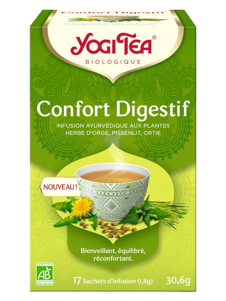 Yogi Tea Confort Digestif Bio 17 Sachets de 1,8 g