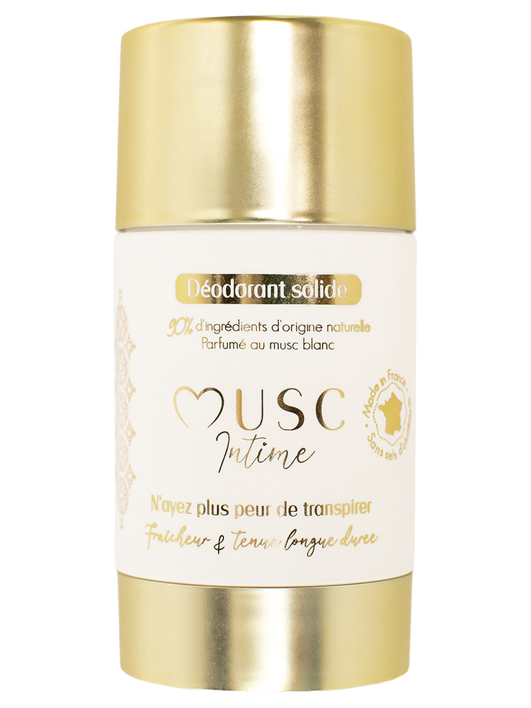 Musc Intime Déodorant Naturel Parfum Monoï Oriental 50 g