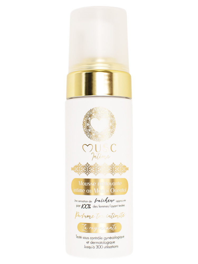 Musc Intime Mousse Nettoyante Intime Parfum Monoï Oriental 150 ml