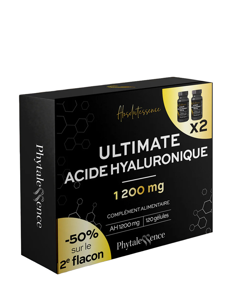Phytalessence Ultimate Acide Hyaluronique 1200 mg Lot de 2 x 60 Unités