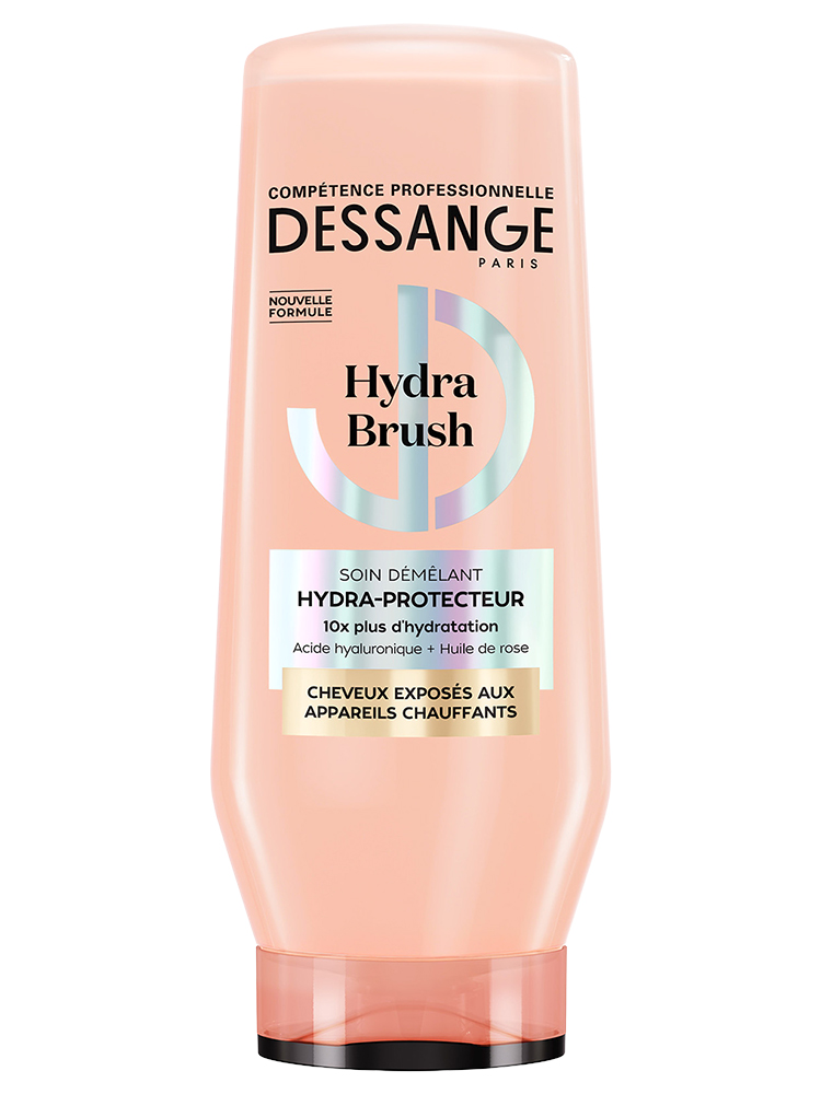 Dessange Hydra Brush Soin Démêlant Hydra-Protecteur Cheveux Exposés Aux Appareils Chauffants 225 ml