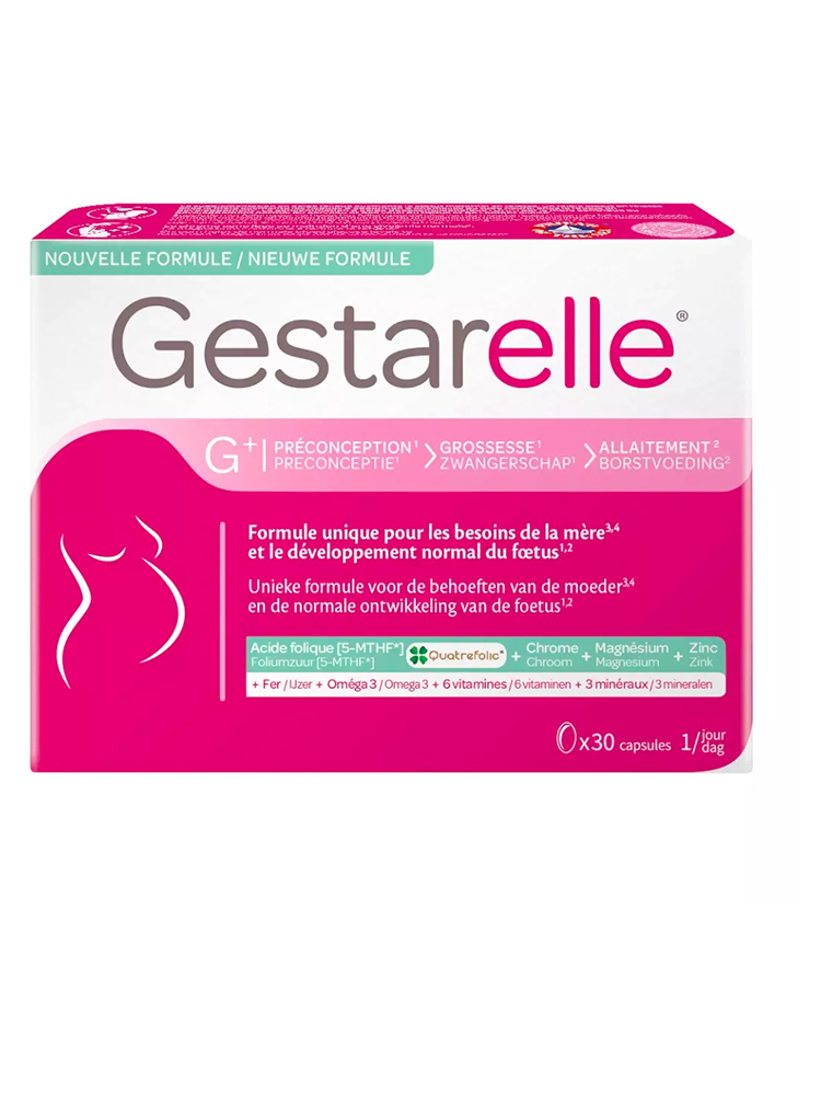 Laboratoires IPRAD Gestarelle G+ Préconception et Grossesse 30 Capsules