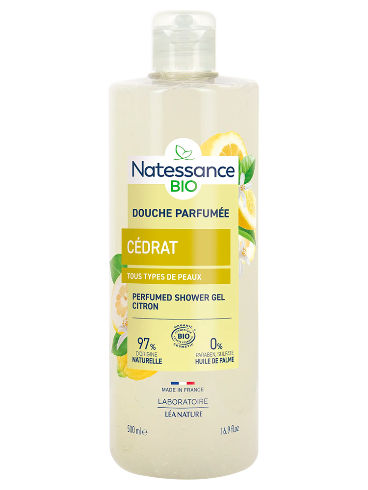 Natessance Douche Parfumée Cédrat Biologique 500 ML