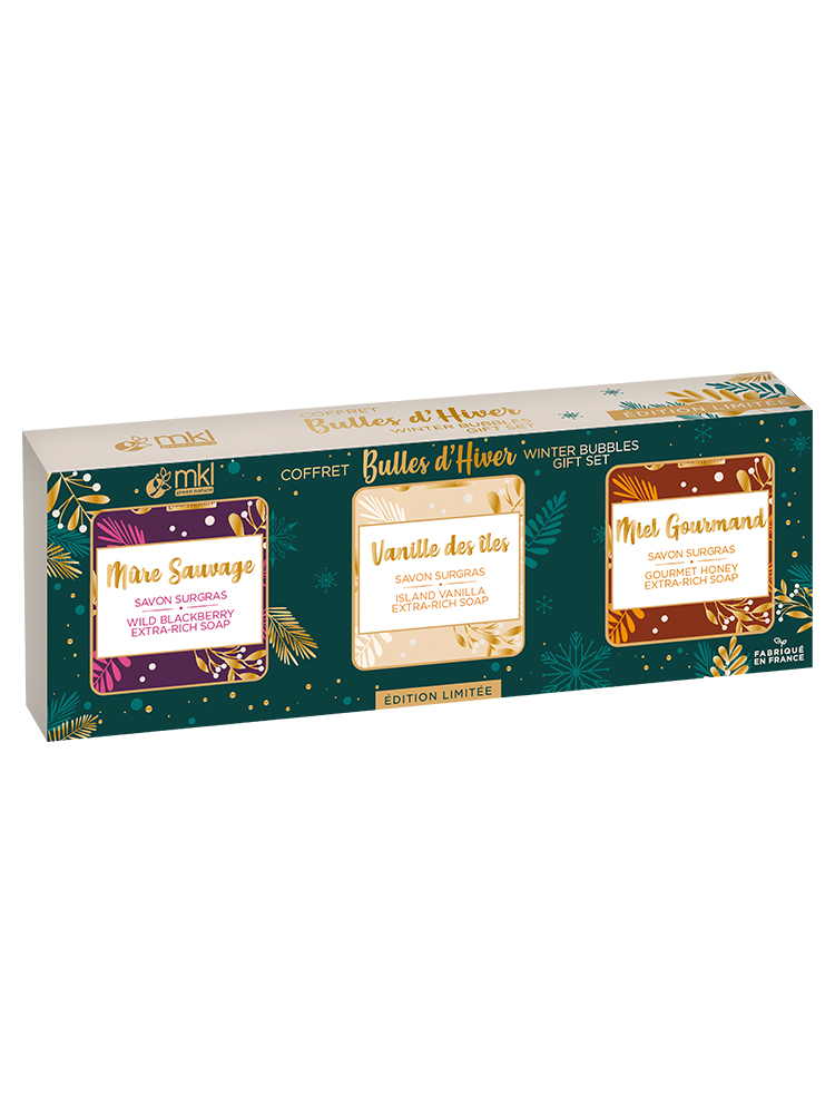 MKL Green Nature Coffret Bulles d'Hiver Édition Limitée 3 Savons