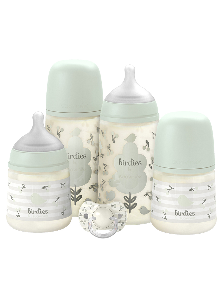 Suavinex Birdies Les Essentiels Set Nouveau-Né - Couleur : Vert