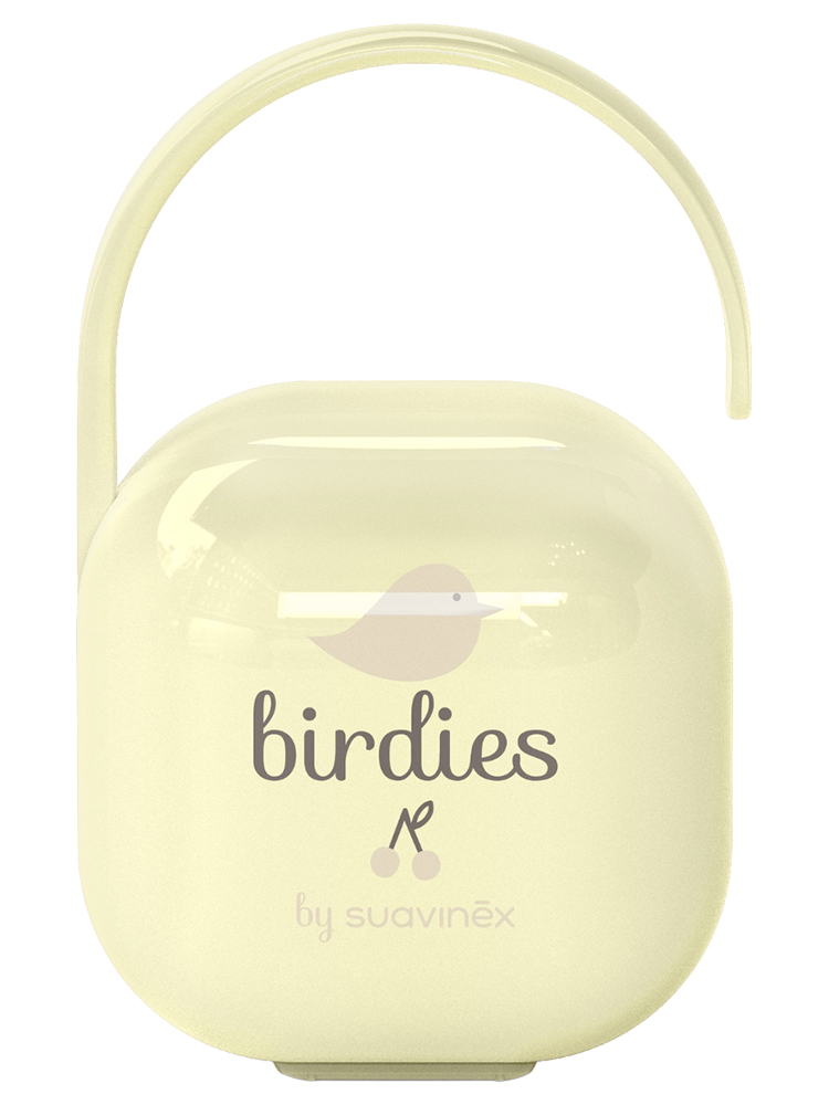 Suavinex Birdies Porte Sucettes Dès 0 Mois - Couleur : Beige