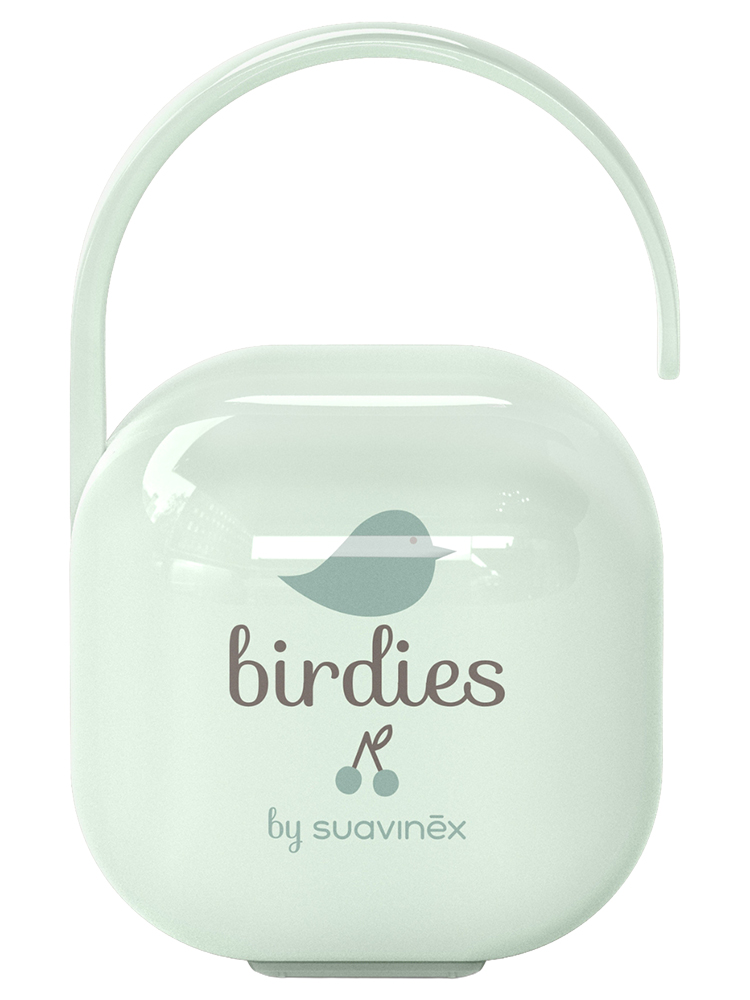 Suavinex Birdies Porte Sucettes Dès 0 Mois - Couleur : Vert