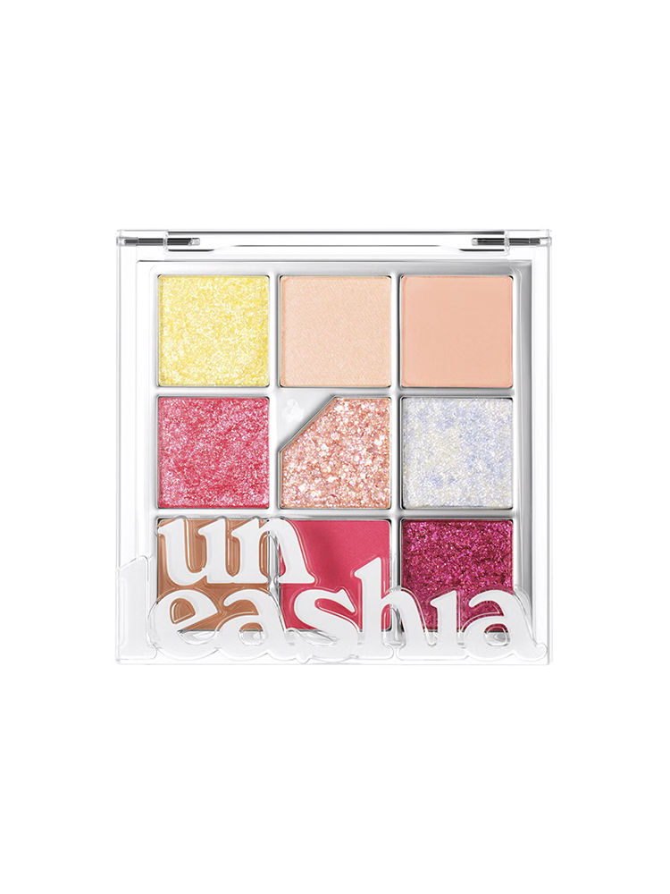 Unleashia Glitterpedia Palette Yeux 9 Couleurs - Teinte : All Of Peach Ade
