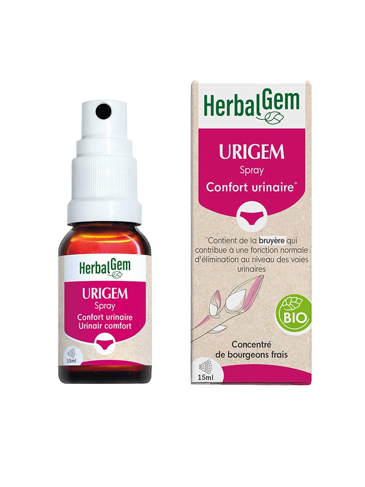 HerbalGem Urigem Spray Concentré de Bourgeons Frais Bio 15 ml