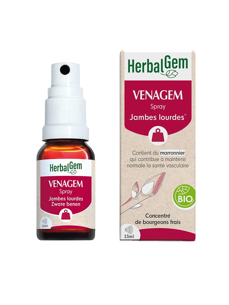 HerbalGem Venagem Concentré de Bourgeons Frais Spray Bio 15 ml