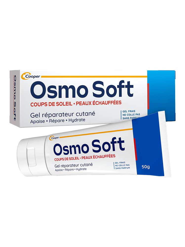 Cooper Osmo Soft Gel Réparateur Cutané Coups de Soleil et Peaux Échauffées 50 g