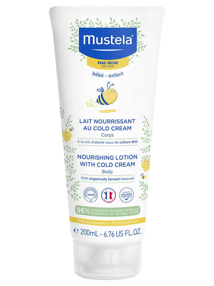 Mustela Lait Nourrissant Corps au Cold Cream à la Cire d'Abeille Bio 200 ml