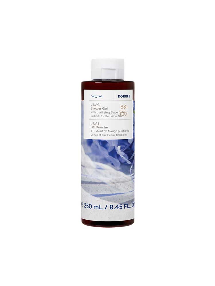 Korres Gel Douche Nettoyant Corporel Lilas 250 ml