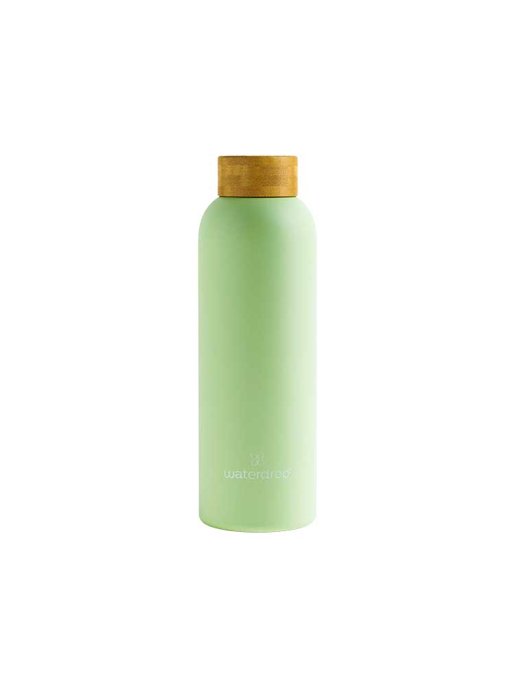 Waterdrop Bouteille Inox Double Paroi Vert Olive 600 ml