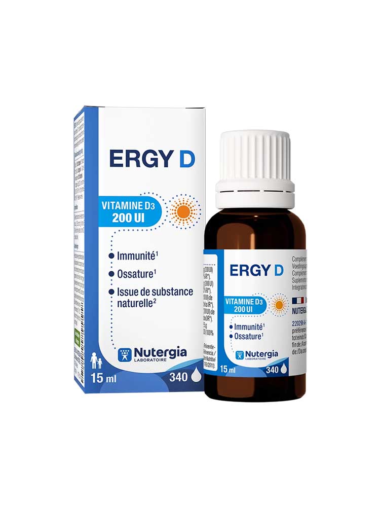 Nutergia Ergy D Vitamine D3 200UI 15 ml