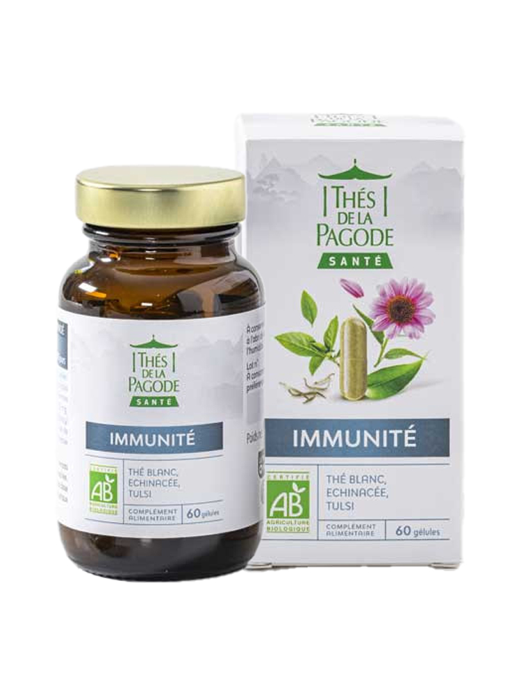 Thés de la Pagode Complément Alimentaire Immunité 60 Gélules