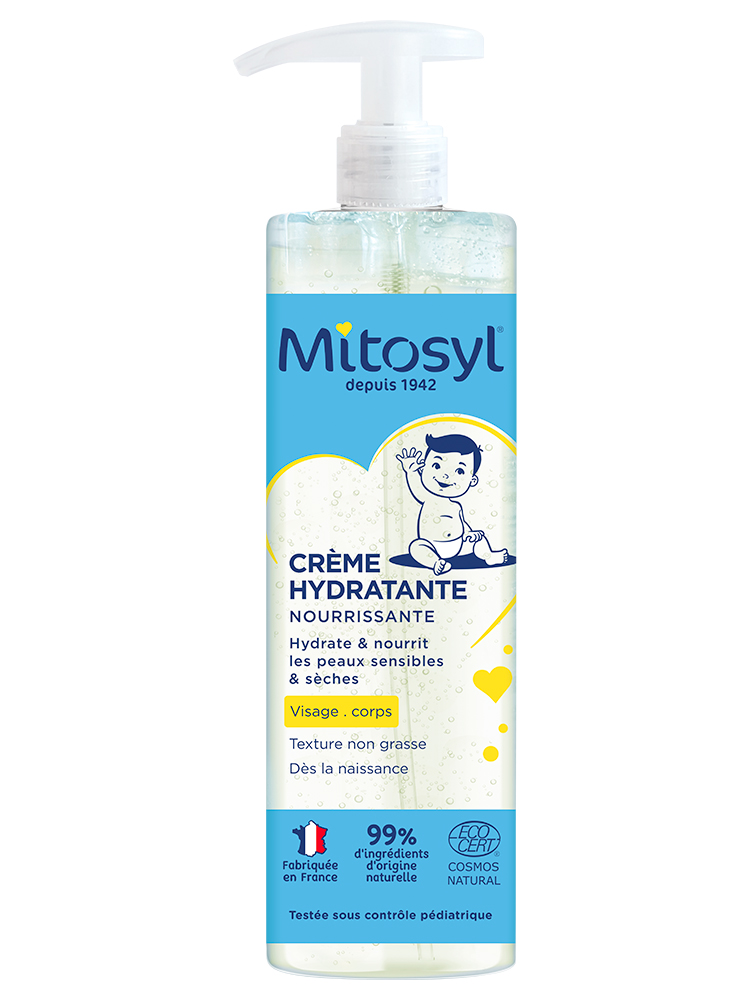 Mitosyl Crème Hydratante Nourrissante Pour Bébé - Flacon 500 ml