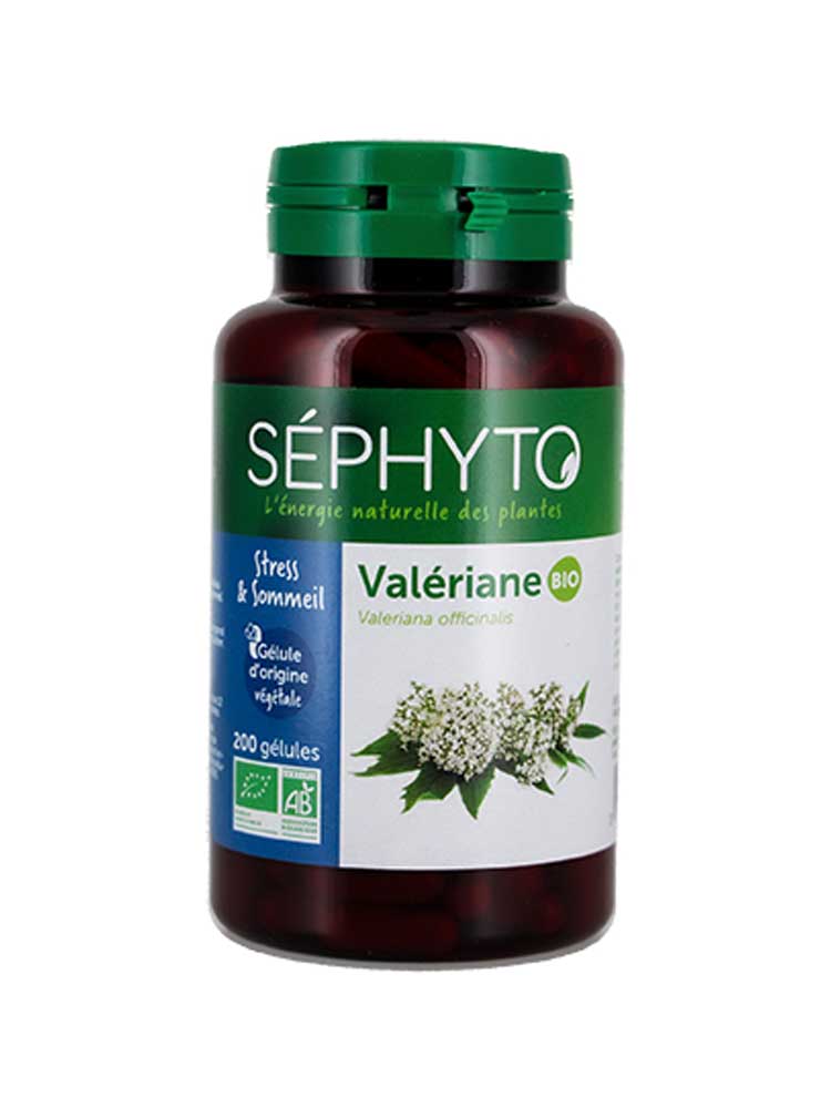Séphyto Valériane Stress & Sommeil Bio 200 Gélules