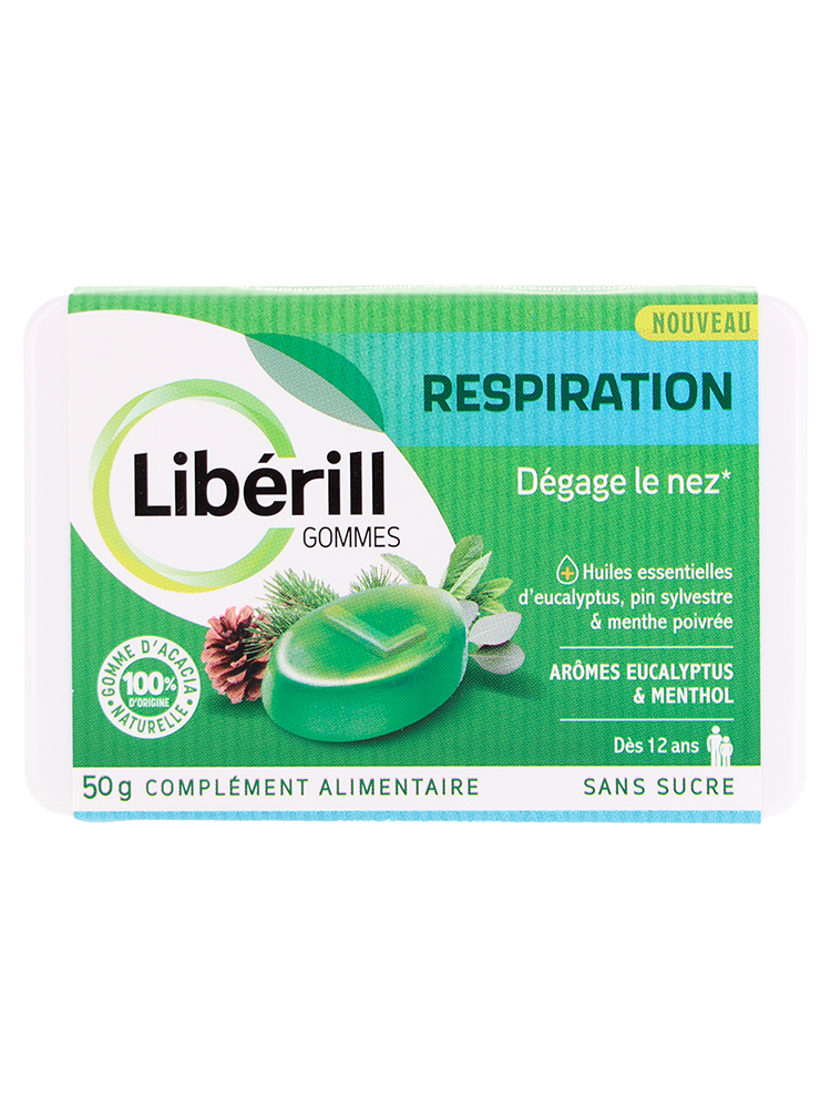 Libérill Gommes Respiration 50 Grammes