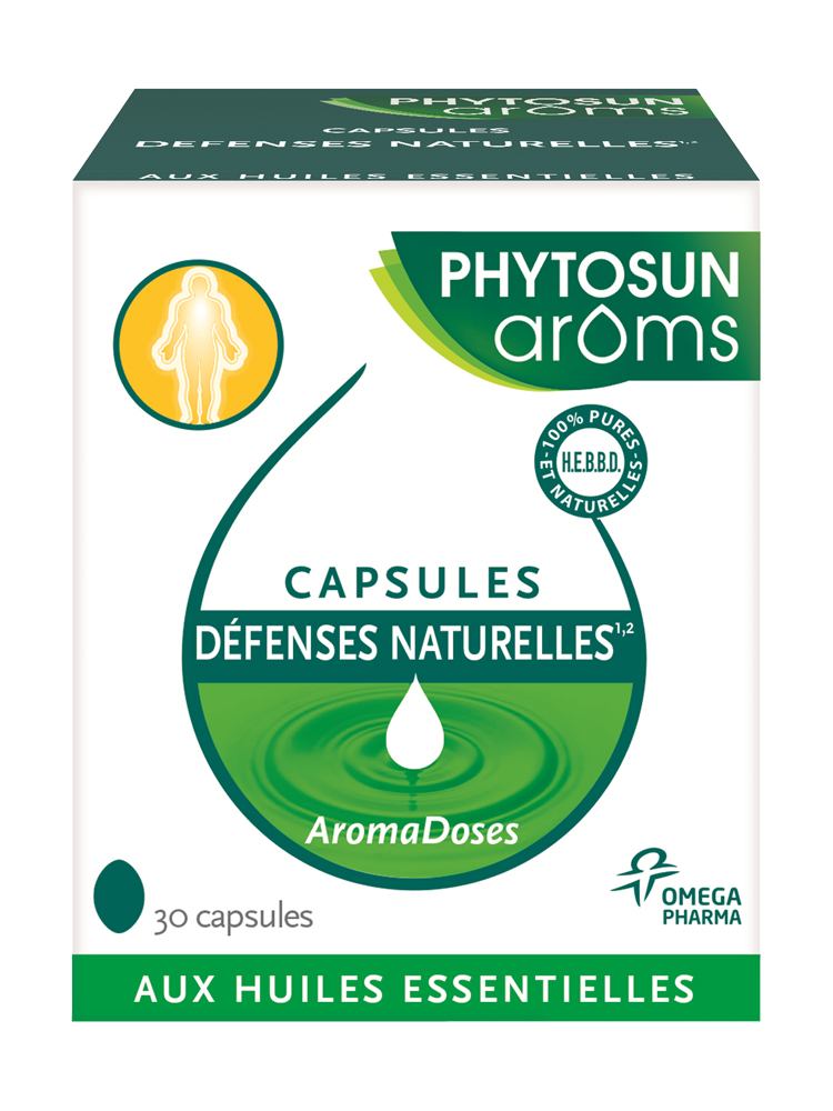 Phytosun Arôms Aromadoses Défenses Naturelles Étui de 30 Capsules Molles