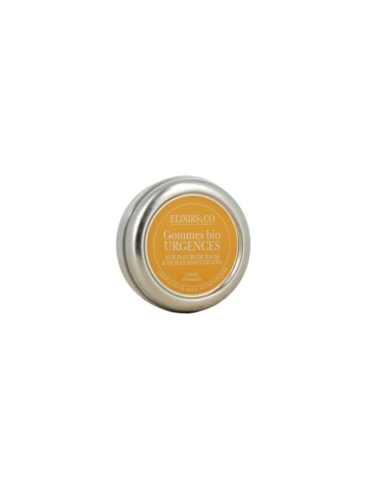 Elixirs & Co Urgences Fleurs de Bach Goût Framboise Bio 45 g