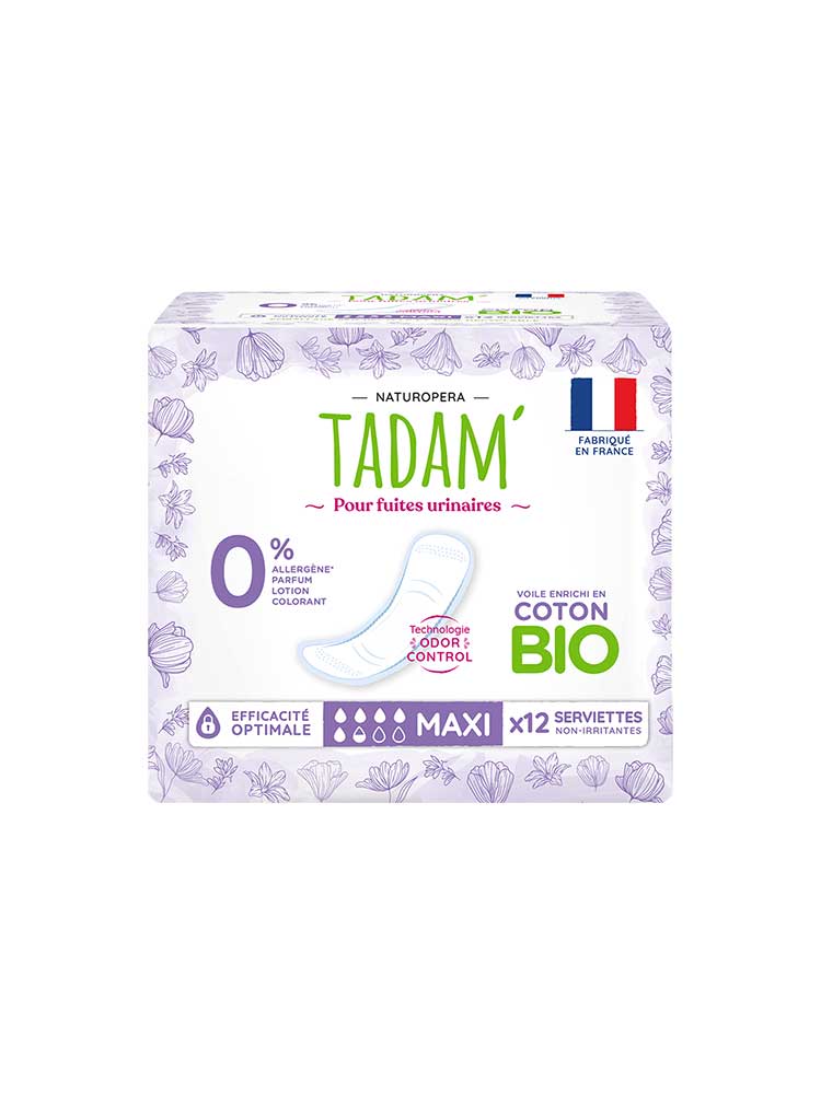 Tadam Fuites Urinaires - Serviettes Maxi X 12